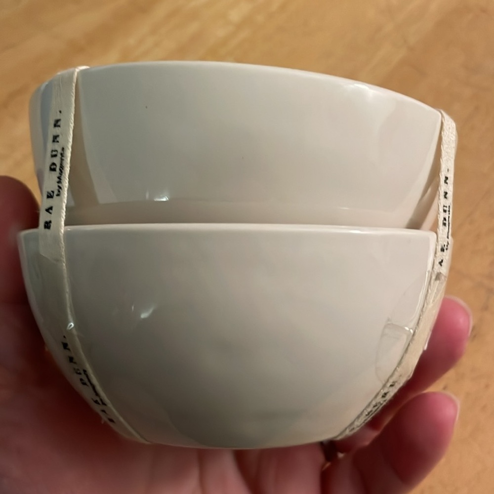 NWOT Rae Dunn Artisan Collection Magenta Pinch & Dash Small Prep Bowls 4” - Picture 2 of 5